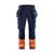 Blåkläder Varselbukse 4-veisstretch Marineblå/Oransje, str.D100 