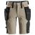 Snickers 6108 Shorts+ m/avtakbare lommer Khaki C44 