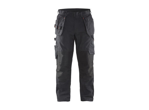 Blåkläder 1496 Servicebukse Stretch Svart/Rød D108