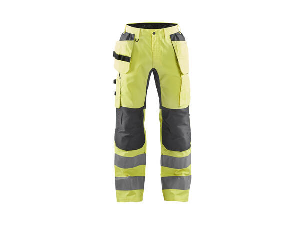 Blåkläder 1552 Håndverksbukse Varsel HiVis Gul C146