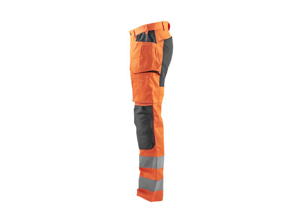 Blåkläder 1552 Håndverksbukse Varsel HiVis Oransje C144