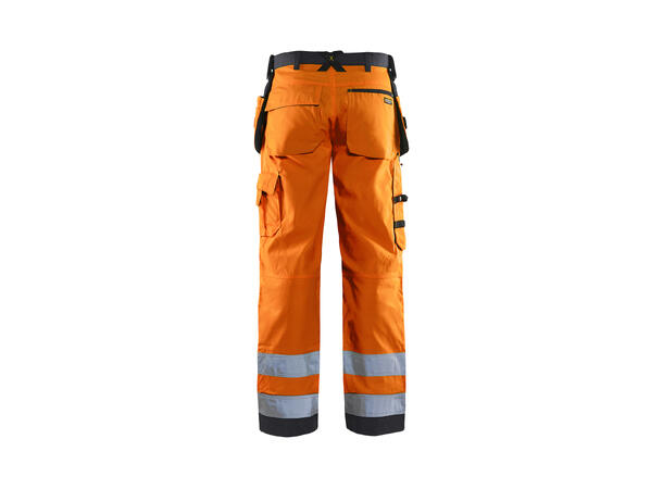 Blåkläder 1568 Håndverksbukse Varsel HiVis Oransje C44
