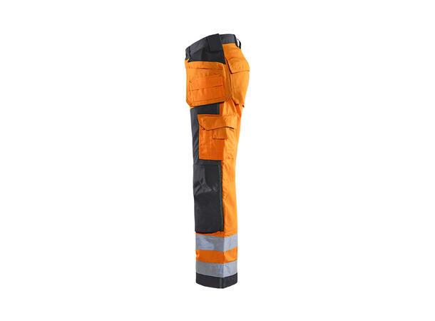 Blåkläder 1568 Håndverksbukse Varsel HiVis Oransje C44