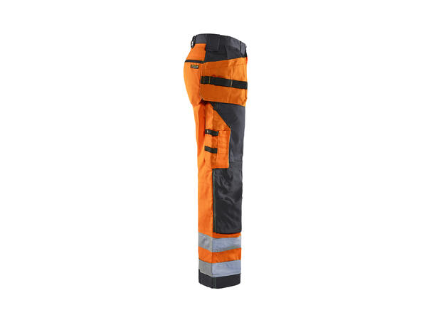 Blåkläder 1568 Håndverksbukse Varsel HiVis Oransje C44