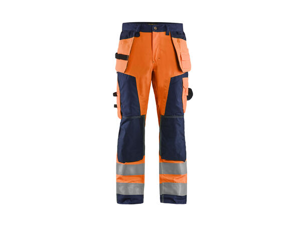 Blåkläder 1568 Håndverksbukse Varsel Oransje C54