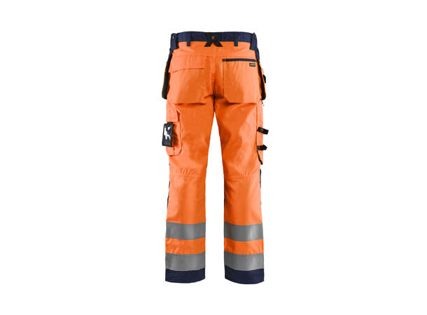 Blåkläder 1568 Håndverksbukse Varsel Oransje C54