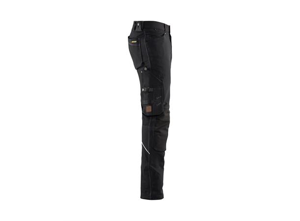 Blåkläder Håndverksbukse 4-veisstretch Svart, str.C146, modell X1900