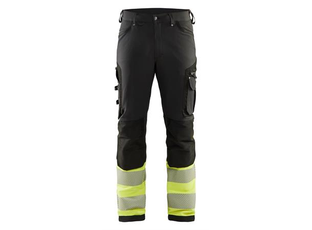 Blåkläder Varselbukse 4-veisstretch Svart/HiVis Gul C52