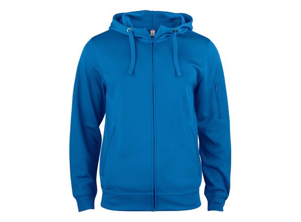 Clique Basic Active hood full zip Blå M