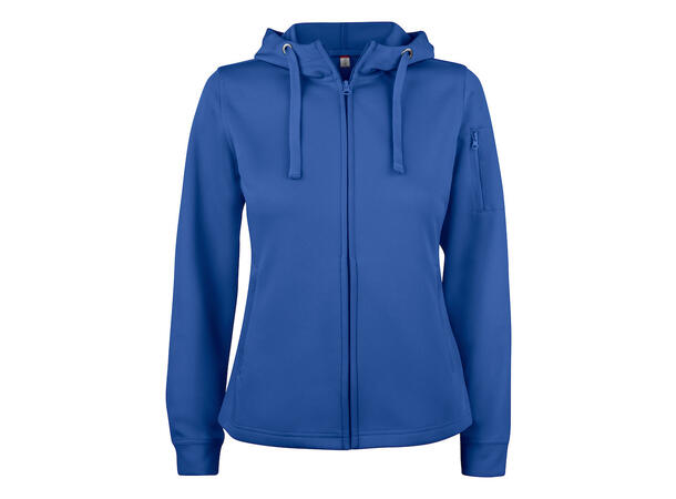 Clique Basic Active hood full zip DAME Blå L