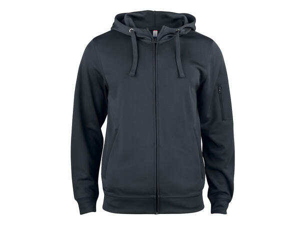 Clique Basic Active hood full zip Svart 4XL