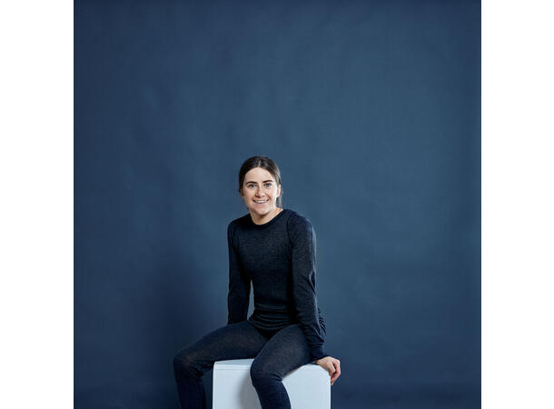 Craft Merino 180 Set W Black/Melange Svart/Grå, str. L