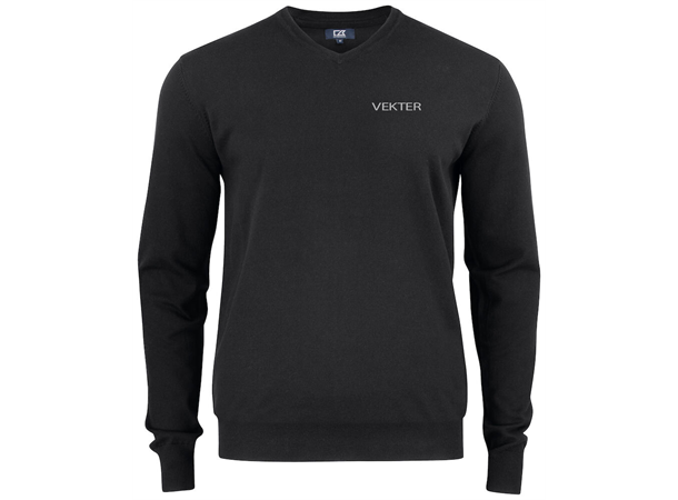 Cutter&Buck Oakville V-neck Dame Svart S