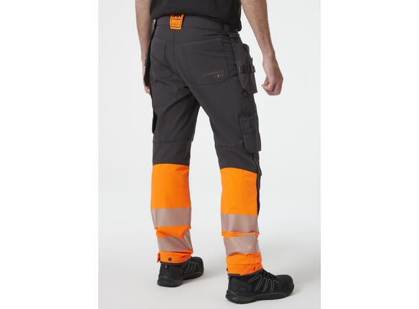 Helly Hansen ICU BRZ Construction KL.1 HiVis Oransje/Grå C58