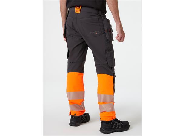 Helly Hansen ICU BRZ Construction KL.1 HiVis Oransje/Grå C58