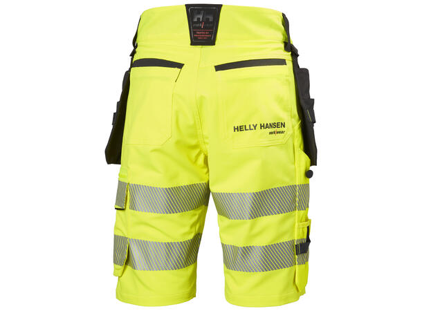 Helly Hansen ICU Håndverker Shorts HiVis Gul/Grå C50