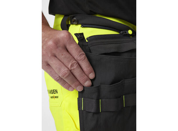 Helly Hansen ICU Håndverker Shorts HiVis Gul/Grå C50