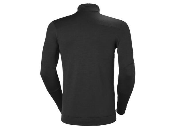 Helly Hansen Lifa genser Svart, str.L med 1/2 glidelås