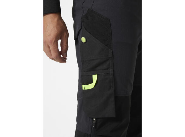 Helly Hansen Oxford 4x Arbeidsbukse Grå/Gul C44