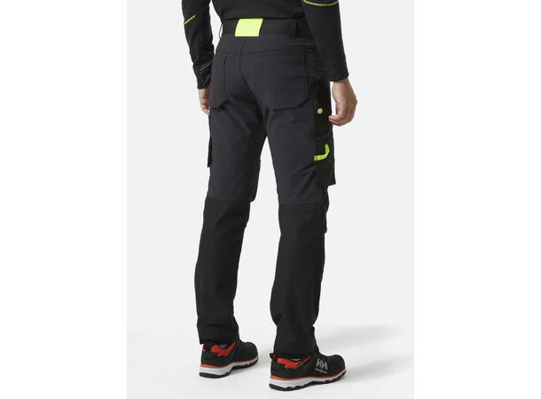 Helly Hansen Oxford 4x Arbeidsbukse Grå/Gul C44