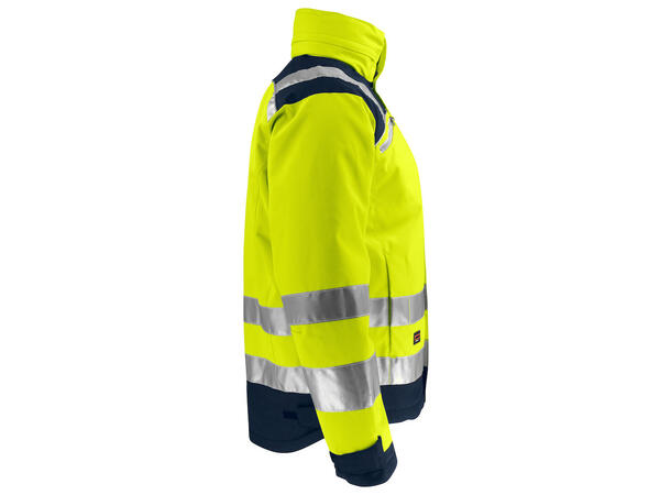 Jobman HiVis Vinterjakke HiVis Gul/Blå XL