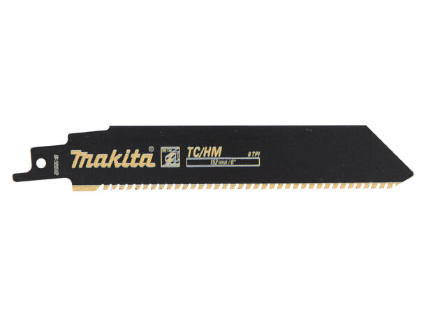 Makita Bajonettsagblad 152x1,25mm 1 stk. 8 TPI, TC / HM, metall, A4, støpejern