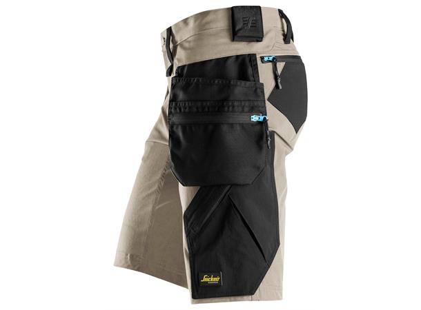 Snickers 6108 Shorts+ m/avtakbare lommer Khaki C44