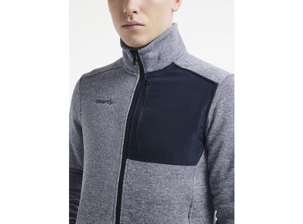 Craft ADV Explore Heavy Fleece M Blå/Grå S