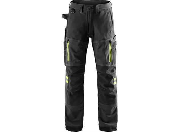 Fristads Stretchbukser 2578 STP Svart, str.C46
