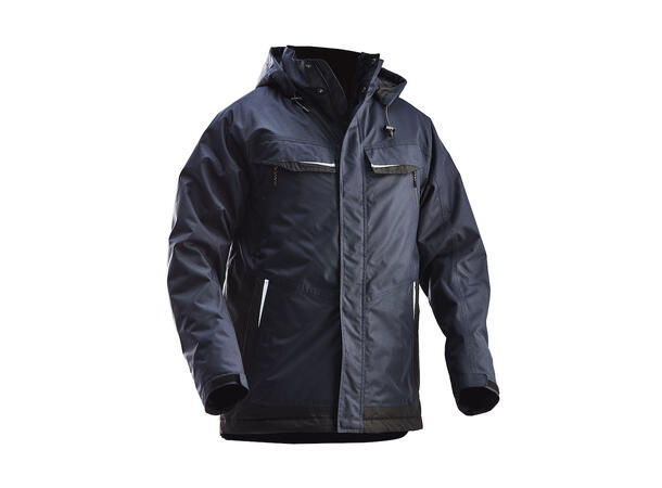 Jobman Padded Jacket Marineblå/Svart L