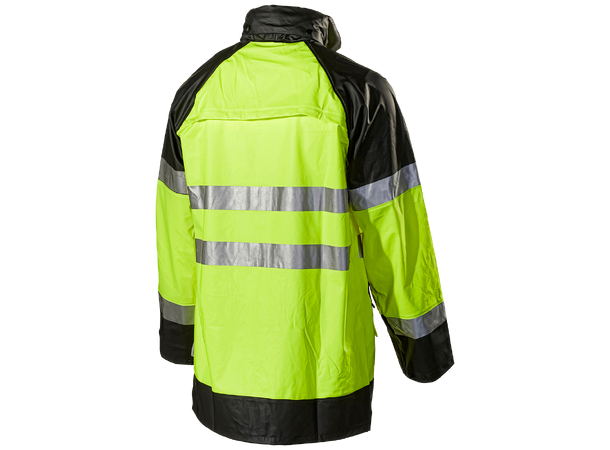 L.Brador Regnjakke 9030PU HiVis Gul XS