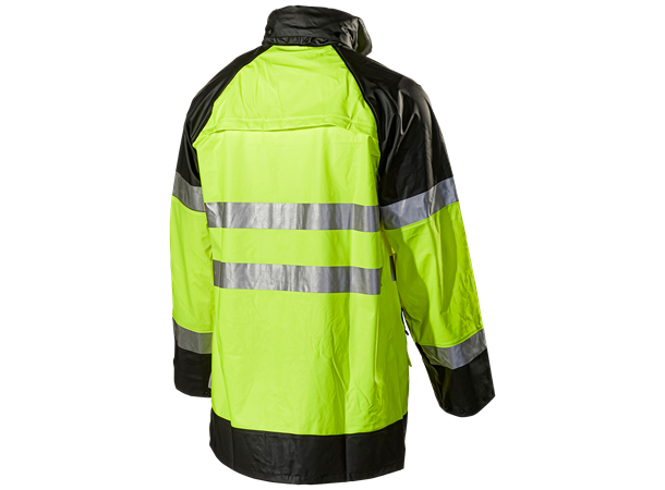 L.Brador Regnjakke 9030PU HiVis Gul XS