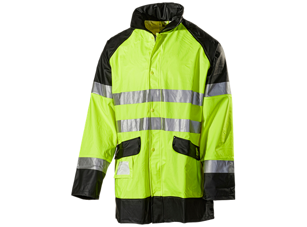 L.Brador Regnjakke 9030PU HiVis Gul XS