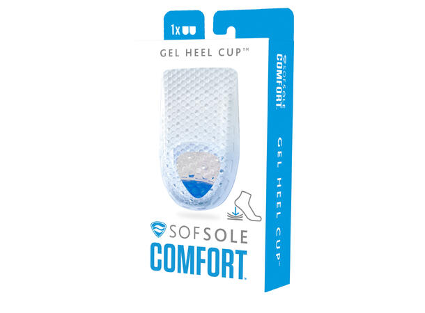 Sofsole Gel Heel Cup såle S/M