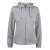 Clique Basic Active hood full zip DAME Gråmelert L 