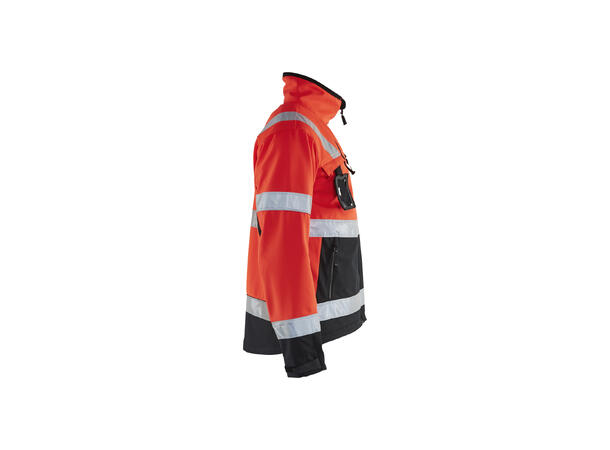 Blåkläder 4900 Softshelljakke Varsel HiVis Rød XXXL