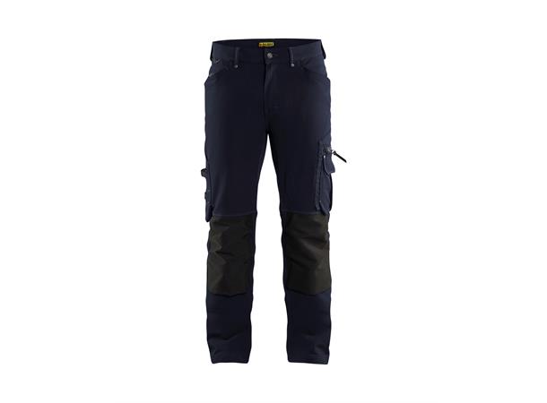 Blåkläder Håndverksbukse 4-veisstretch Marineblå, str.C146, modell X1900