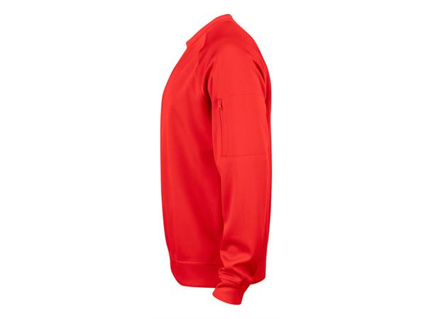 Clique Basic Active Roundneck Rød XS