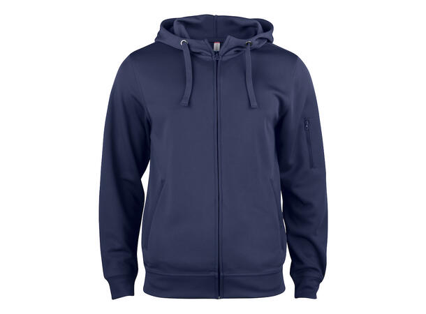 Clique Basic Active hood full zip Marineblå XL