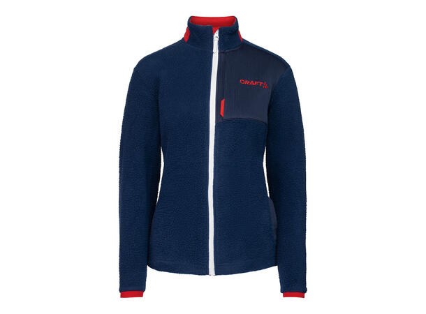Craft NOR Explore Pile Fleece Jacket W Marineblå L