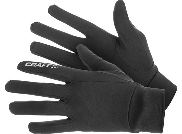 Craft Run Thermal Glove Black 11/Xl Svart, str. 11/XL