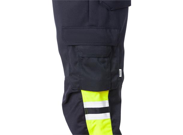 Fristads Flamestat høy synlighet stretch HiVis Gul/Blå C56