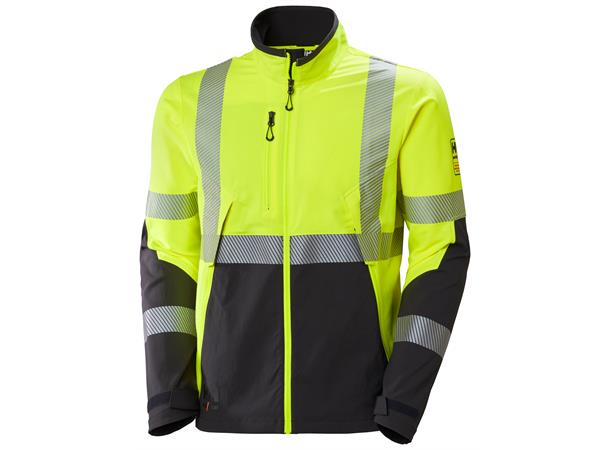 Helly Hansen ICU BRZ Jakke HiVis Gul/Grå L