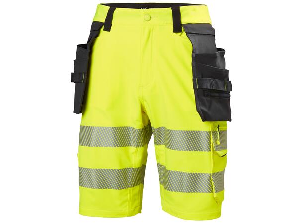 Helly Hansen ICU Håndverker Shorts HiVis Gul/Grå C58