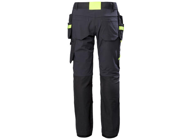 Helly Hansen Oxford 4X Håndverksbukse Grå/Gul D100