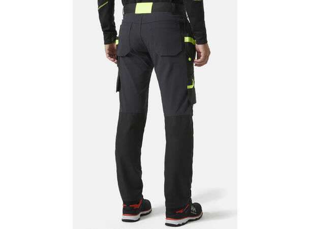 Helly Hansen Oxford 4X Håndverksbukse Grå/Gul C154
