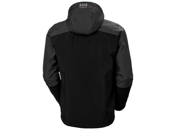 Helly Hansen Oxford Softshell jakke Svart/Gul 4XL