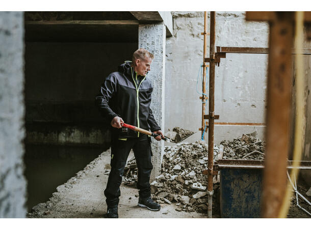 Helly Hansen Oxford Softshell jakke Svart/Gul 4XL