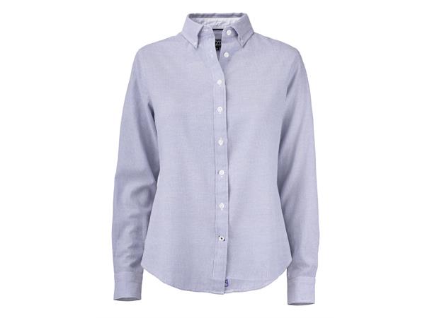C&B Belfair Oxford Shirt Dame Blå, str. XL