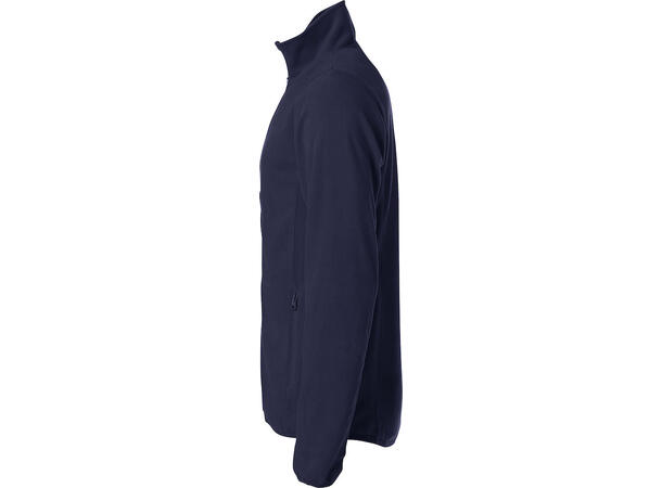 Clique Basic Micro Fleece Jacket Marineblå 4XL